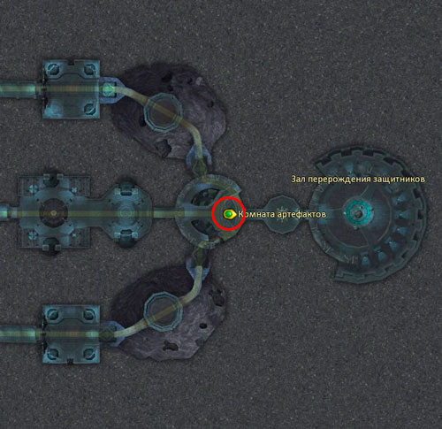Chest location in the MKAD fortress dungeons