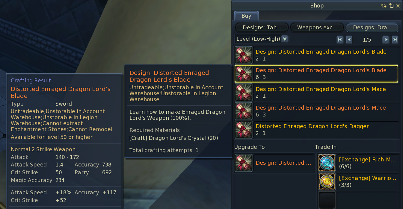 Heroic Design: Distorted Dragon Lord's Weapon